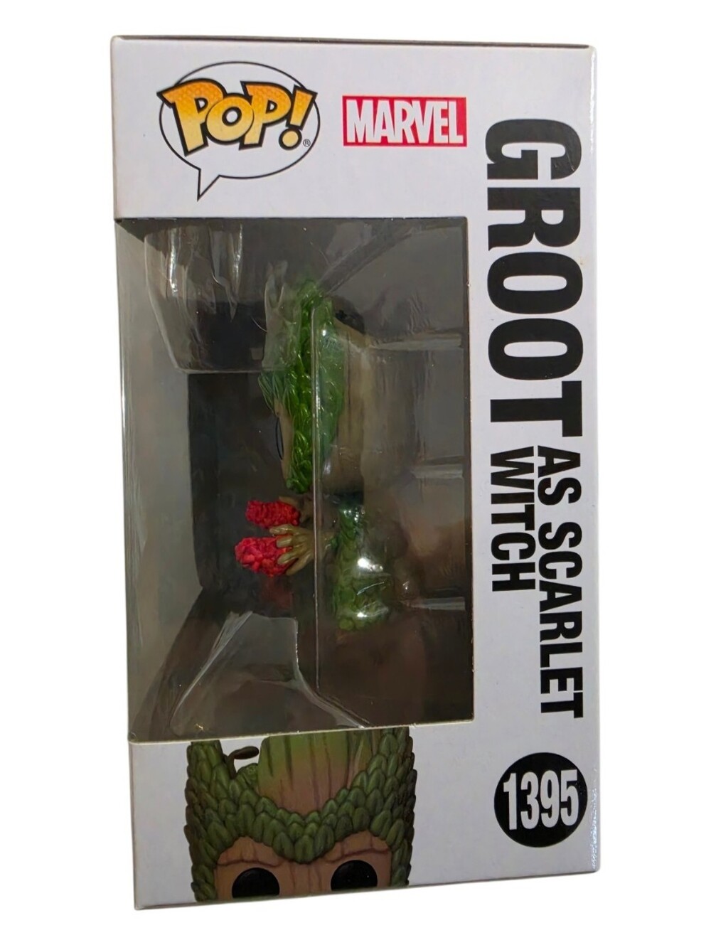 Funko Pop Marvel We Are Groot Groot as Scarlet Witch #1395 NIB - Picture 6 of 8